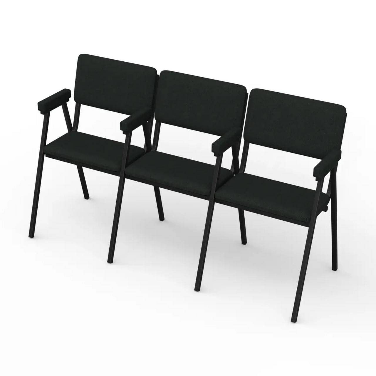 Крісло секційне "Аліса NEW-тріо", тканина МЕБЛІ ТЕХНОСТИЛЬ